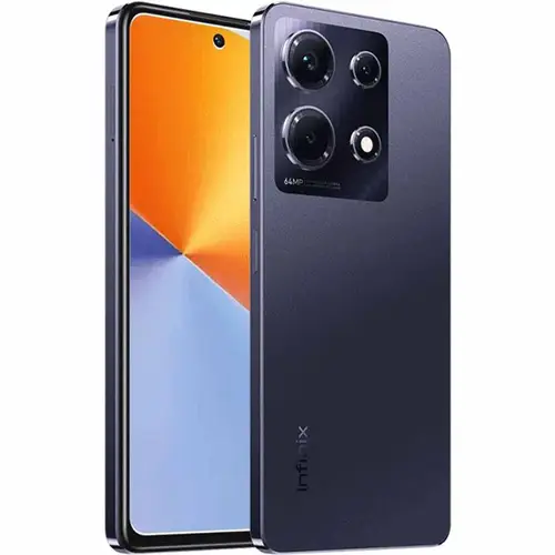 Infinix Note 30 smartphone with camera module and large display