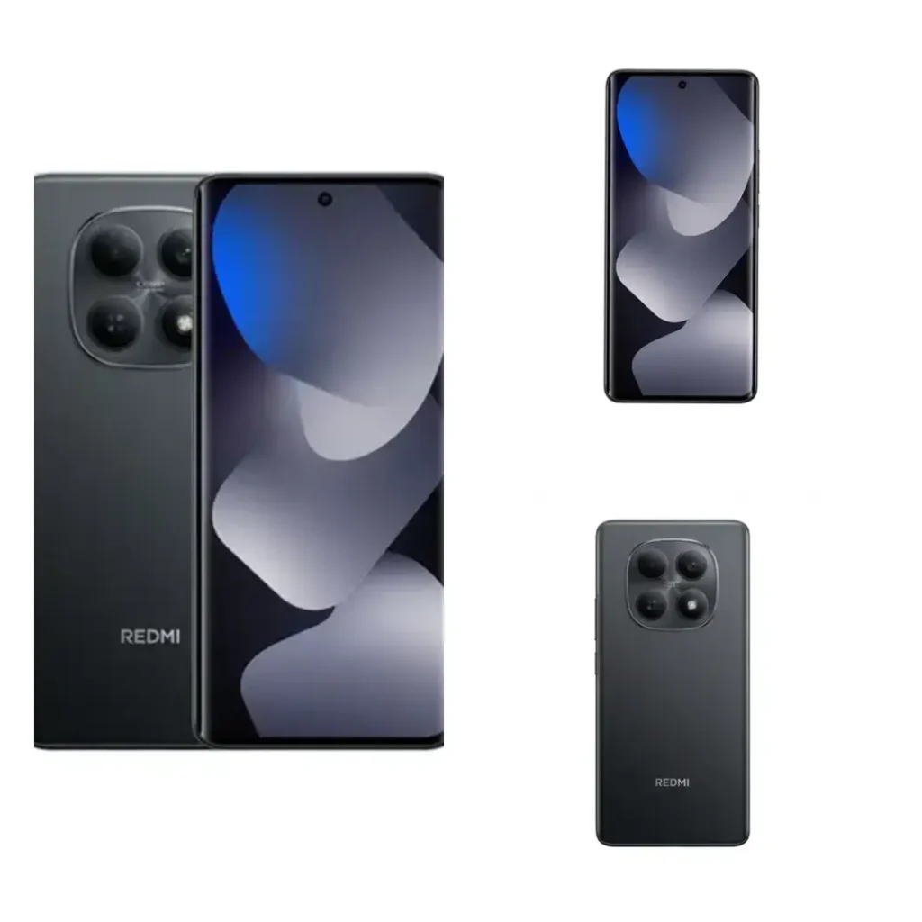 Redmi Note 15 smartphone back design with dual camera setup and matte silver finish